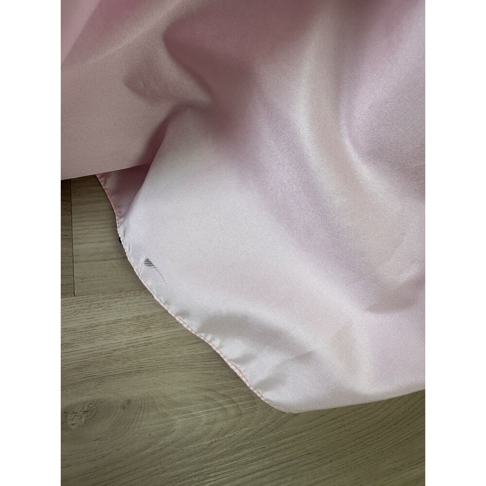 Vintage Pink 70s 80s Prom Party Dress Gown Princess Read! - Picture 12 of 16